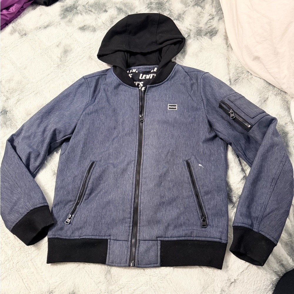 Levi's Black and Gray Jacket
